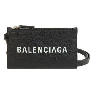 BALENCIAGA Black Leather Wallet